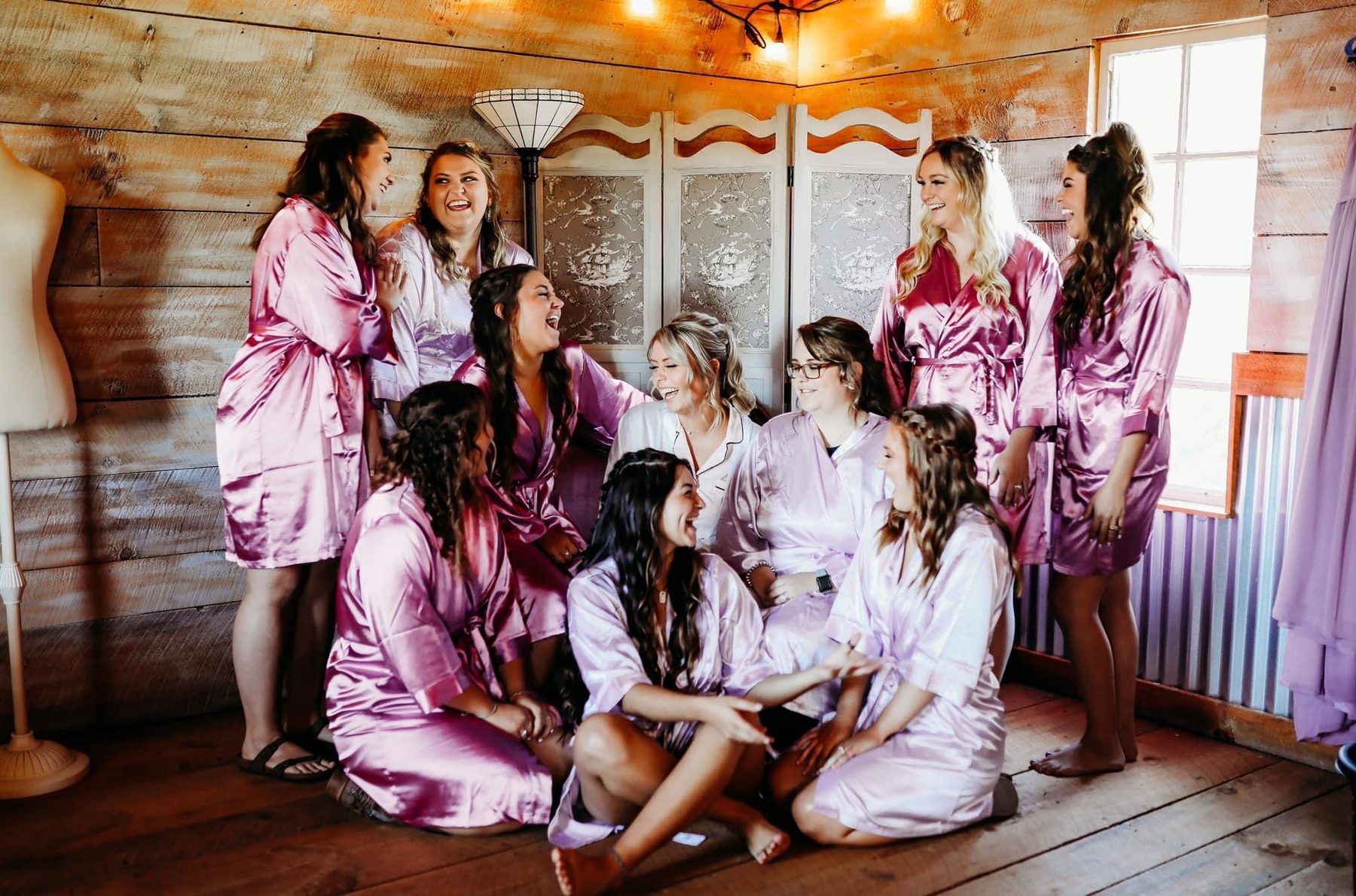 Getting ready in robes